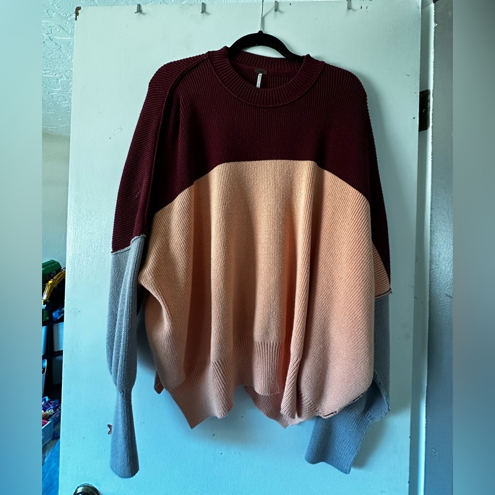 Free people color block Easy Street Tunic